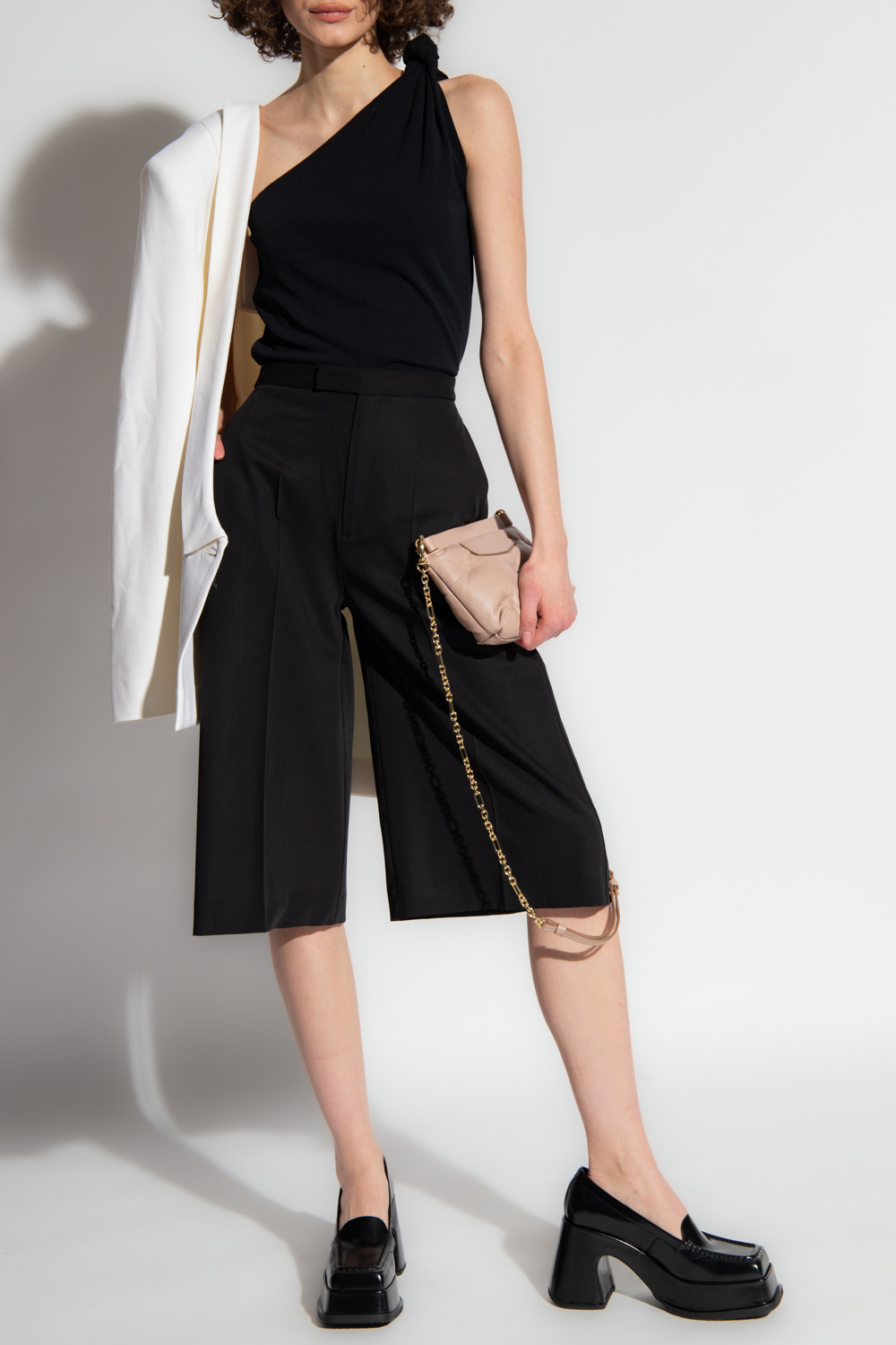 ANDMARY】Nana ribbon oneshoulder tops